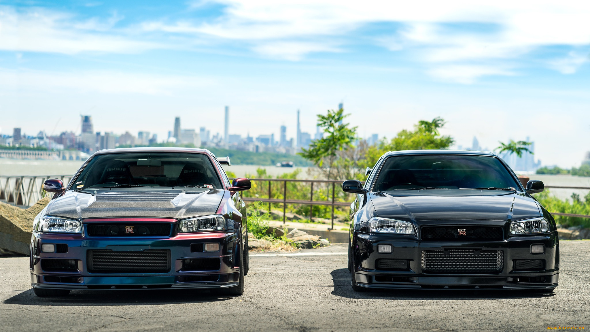 , nissan, datsun, gtr, classic, double, r34, duet